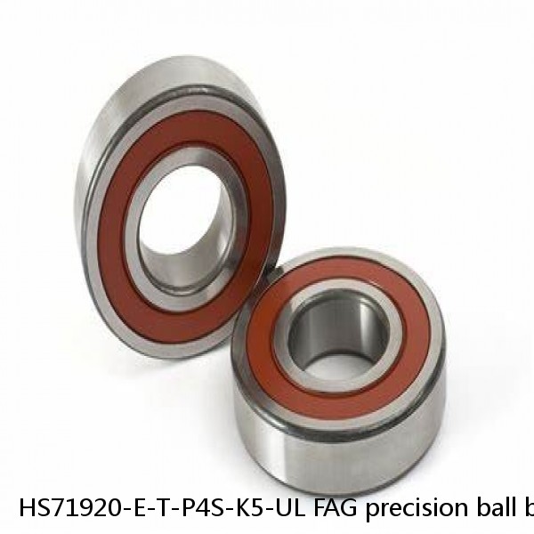HS71920-E-T-P4S-K5-UL FAG precision ball bearings