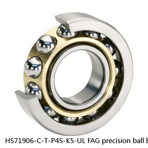 HS71906-C-T-P4S-K5-UL FAG precision ball bearings