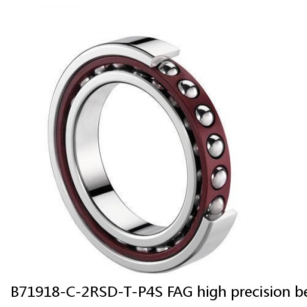 B71918-C-2RSD-T-P4S FAG high precision bearings