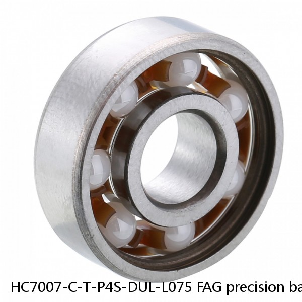 HC7007-C-T-P4S-DUL-L075 FAG precision ball bearings #1 image
