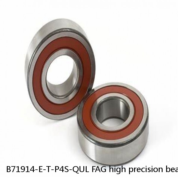 B71914-E-T-P4S-QUL FAG high precision bearings #1 image