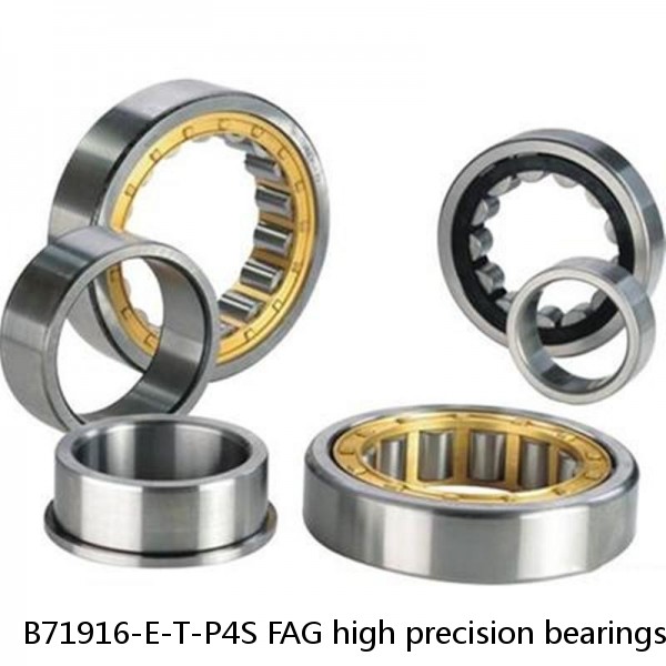 B71916-E-T-P4S FAG high precision bearings #1 image